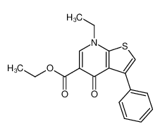 7-ethyl-4-oxo-3-phenyl-4,7-dihydro-thieno[2,3-b]pyridine-5-carboxylic acid ethyl ester CAS:67637-67-6 manufacturer & supplier