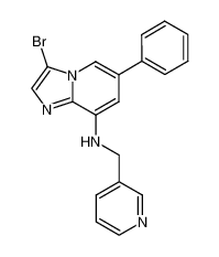 3-bromo-6-phenyl-N-(pyridin-3-ylmethyl)imidazo[1,2-a]pyridin-8-amine CAS:676370-59-5 manufacturer & supplier