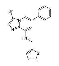 3-bromo-6-phenyl-N-(thiophen-2-ylmethyl)imidazo[1,2-a]pyridin-8-amine CAS:676370-61-9 manufacturer & supplier