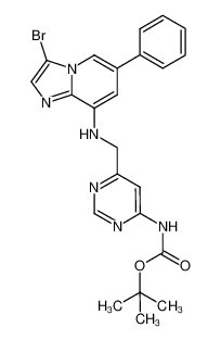 tert-butyl (6-(((3-bromo-6-phenylimidazo[1,2-a]pyridin-8-yl)amino)methyl)pyrimidin-4-yl)carbamate CAS:676370-64-2 manufacturer & supplier