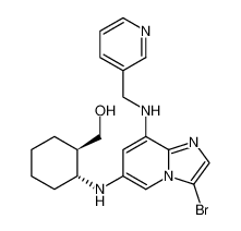 rel-((1R,2R)-2-((3-bromo-8-((pyridin-3-ylmethyl)amino)imidazo[1,2-a]pyridin-6-yl)amino)cyclohexyl)methanol CAS:676370-97-1 manufacturer & supplier