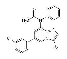 N-(3-bromo-6-(3-chlorophenyl)imidazo[1,2-a]pyridin-8-yl)-N-phenylacetamide CAS:676371-29-2 manufacturer & supplier