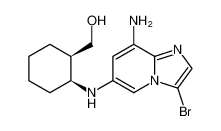 rel-((1R,2S)-2-((8-amino-3-bromoimidazo[1,2-a]pyridin-6-yl)amino)cyclohexyl)methanol CAS:676371-41-8 manufacturer & supplier