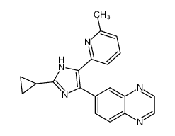 6-[2-cyclopropyl-5-(6-methyl-pyridin-2-yl)-1H-imidazol-4-yl]-quinoxaline CAS:676372-21-7 manufacturer & supplier