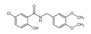 Benzamide, 5-chloro-N-[(3,4-dimethoxyphenyl)methyl]-2-hydroxy- CAS:676435-35-1 manufacturer & supplier