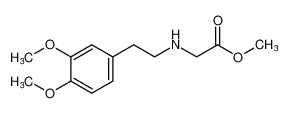 Glycine, N-[2-(3,4-dimethoxyphenyl)ethyl]-, methyl ester CAS:676436-33-2 manufacturer & supplier