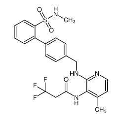 3,3,3-trifluoro-N-(4-methyl-2-(((2'-(N-methylsulfamoyl)-[1,1'-biphenyl]-4-yl)methyl)amino)pyridin-3-yl)propanamide CAS:676444-59-0 manufacturer & supplier