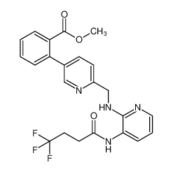 methyl 2-(6-(((3-(4,4,4-trifluorobutanamido)pyridin-2-yl)amino)methyl)pyridin-3-yl)benzoate CAS:676445-40-2 manufacturer & supplier