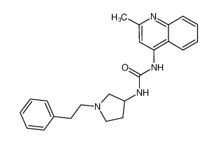 1-(2-methyl-quinolin-4-yl)-3-(1-phenethyl-pyrrolidin-3-yl)-urea CAS:676446-97-2 manufacturer & supplier