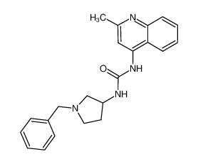 1-(1-benzyl-pyrrolidin-3-yl)-3-(2-methyl-quinolin-4-yl)-urea CAS:676447-16-8 manufacturer & supplier