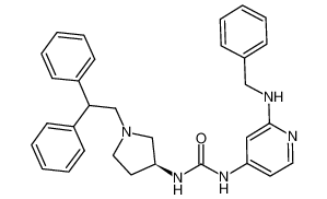 1-(2-benzylamino-pyridin-4-yl)-3-[(S)-1-(2,2-diphenyl-ethyl)-pyrrolidin-3-yl]-urea CAS:676447-52-2 manufacturer & supplier