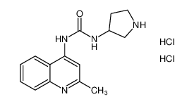 1-(2-methylquinolin-4-yl)-3-(pyrrolidin-3-yl)urea dihydrochloride CAS:676447-53-3 manufacturer & supplier