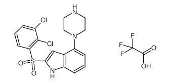 2-(2,3-dichloro-benzenesulfonyl)-4-piperazin-1-yl-1H-indole trifluoroacetate CAS:676447-89-5 manufacturer & supplier