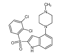 2-(2,3-dichloro-benzenesulfonyl)-4-(4-piperazin-1-yl-1H-indole) CAS:676448-25-2 manufacturer & supplier