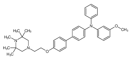 N-(3-methoxyphenyl)-4'-(2-(3,3,4,5,5-pentamethylpiperazin-1-yl)ethoxy)-N-phenyl-[1,1'-biphenyl]-4-amine CAS:676449-01-7 manufacturer & supplier