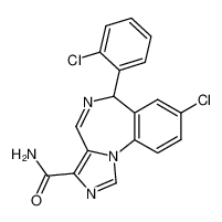 8-chloro-6-(2-chloro-phenyl)-6H-benzo[f]imidazo[1,5-a][1,4]diazepine-3-carboxylic acid amide CAS:67645-51-6 manufacturer & supplier