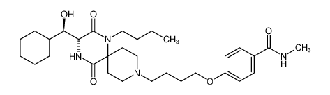 4-(4-((R)-1-butyl-3-((R)-cyclohexyl(hydroxy)methyl)-2,5-dioxo-1,4,9-triazaspiro[5.5]undecan-9-yl)butoxy)-N-methylbenzamide CAS:676454-99-2 manufacturer & supplier