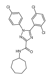 1-(4-Chlorophenyl)-5-(2,5-dichlorophenyl)-N-cycloheptyl-1H-1,2,4-triazole-3-carboxamide CAS:676457-37-7 manufacturer & supplier