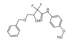 N-(4-methoxyphenyl)-4-benzyloxy-2,2-difluoro-3-hydroxybutanamide CAS:676460-63-2 manufacturer & supplier