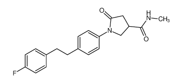 1-(4-(4-fluorophenethyl)phenyl)-N-methyl-5-oxopyrrolidine-3-carboxamide CAS:676472-72-3 manufacturer & supplier