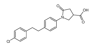 1-(4-(4-chlorophenethyl)phenyl)-5-oxopyrrolidine-3-carboxylic acid CAS:676473-16-8 manufacturer & supplier