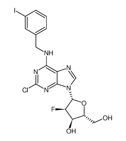 Adenosine, 2-chloro-2'-deoxy-2'-fluoro-N-[(3-iodophenyl)methyl]- CAS:676473-42-0 manufacturer & supplier