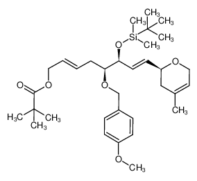 2,2-dimethyl-propionic acid 6-(tert-butyl-dimethyl-silanyloxy)-5-(4-methoxy-benzyloxy)-8-(4-methyl-3,6-dihydro-2H-pyran-2-yl)-octa-2,7-dienyl ester CAS:676474-16-1 manufacturer & supplier