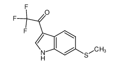 2,2,2-trifluoro-1-(6-methylsulfanyl-1H-indol-3-yl)-ethanone CAS:676476-99-6 manufacturer & supplier