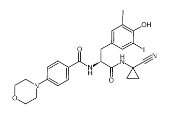 (S)-N-[1-(1-cyanocyclopropylcarbamoyl)-2-(4-hydroxy-3,5-diiodophenyl)ethyl]-4-morpholin-4-ylbenzamide CAS:676477-52-4 manufacturer & supplier