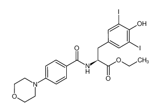 (S)-3-(3,5-diiodo-4-hydroxyphenyl)-2-(4-morpholin-4-yl-benzoylamino)propionic acid ethyl ester CAS:676477-60-4 manufacturer & supplier