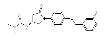 (S)-2,2-difluoro-N-{1-[4-(3-fluoro-benzyloxy)-phenyl]-5-oxo-pyrrolidin-3-yl}-acetamide CAS:676479-15-5 manufacturer & supplier