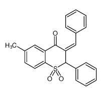 (E)-3-benzylidene-6-methyl-2-phenylthiochroman-4-one 1,1-dioxide CAS:67648-73-1 manufacturer & supplier