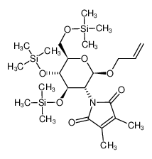 1-((2R,3R,4R,5R,6R)-2-Allyloxy-4,5-bis-trimethylsilanyloxy-6-trimethylsilanyloxymethyl-tetrahydro-pyran-3-yl)-3,4-dimethyl-pyrrole-2,5-dione CAS:676487-85-7 manufacturer & supplier