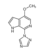 4-Methoxy-7-(1,2,4-triazol-1-yl)-6-azaindole CAS:676491-42-2 manufacturer & supplier