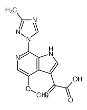 [4-Methoxy-7-(3-methyl-1H-1,2,4-triazol-1-yl)-1H-pyrrolo[2,3-c]py ridin-3-yl](oxo)acetic acid CAS:676491-47-7 manufacturer & supplier