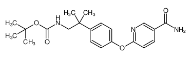 tert-butyl (2-(4-((5-carbamoylpyridin-2-yl)oxy)phenyl)-2-methylpropyl)carbamate CAS:676493-86-0 manufacturer & supplier