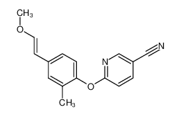 6-[4-(2-methoxy-vinyl)-2-methyl-phenoxy]-nicotinonitrile CAS:676494-25-0 manufacturer & supplier