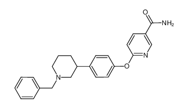 (+/-)-6-[4-(1-benzyl-piperidin-3-yl)-phenoxy]-nicotinamide CAS:676495-48-0 manufacturer & supplier