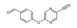 5-(4-formylphenoxy)pyrazine-2-carbonitrile CAS:676497-26-0 manufacturer & supplier