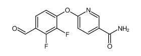 3-Pyridinecarboxamide, 6-(2,3-difluoro-4-formylphenoxy)- CAS:676500-41-7 manufacturer & supplier