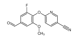 3-Pyridinecarbonitrile, 6-(2-fluoro-4-formyl-6-methoxyphenoxy)- CAS:676500-44-0 manufacturer & supplier