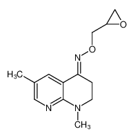 (E)-1,6-dimethyl-2,3-dihydro-1,8-naphthyridin-4(1H)-one O-oxiran-2-ylmethyl oxime CAS:676515-47-2 manufacturer & supplier