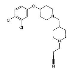 4-[[4-(3,4-dichlorophenoxy)-1-piperidinyl]methyl]-1-piperidinepropanenitrile CAS:676517-58-1 manufacturer & supplier