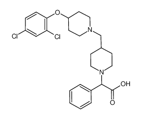 4-[[4-(2,4-dichlorophenoxy)-1-piperidinyl]methyl]-α-phenyl-1-piperidineacetic acid CAS:676518-00-6 manufacturer & supplier