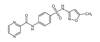 N-(4-(N-(5-methylisoxazol-3-yl)sulfamoyl)phenyl)pyrazine-2-carboxamide CAS:676518-20-0 manufacturer & supplier