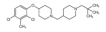 4-(2,4-dichloro-3-methylphenoxy)-1-((1-neopentylpiperidin-4-yl)methyl)piperidine CAS:676518-62-0 manufacturer & supplier