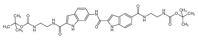 [2-({2-[2-(2-tert-butoxycarbonylamino-ethylcarbamoyl)-1H-indol-6-ylcarbamoyl]-1H-indole-5-carbonyl}-amino)-ethyl]-carbamic acid tert-butyl ester CAS:676523-57-2 manufacturer & supplier