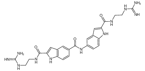 1H-indole-2,5-dicarboxylic acid 2-[(2-guanidino-ethyl)-amide] 5-{[2-(2-guanidino-ethylcarbamoyl)-1H-indol-5-yl]-amide} CAS:676524-82-6 manufacturer & supplier