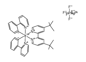 (4,4'-di-tert-butyl-2,2'-dipyridyl)-bis-(2-phenylpyridine(-1H))-iridium(III) hexafluorophosphate CAS:676525-77-2 manufacturer & supplier