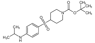 tert-butyl 4-((4-(isopropylamino)phenyl)sulfonyl)piperidine-1-carboxylate CAS:676527-55-2 manufacturer & supplier